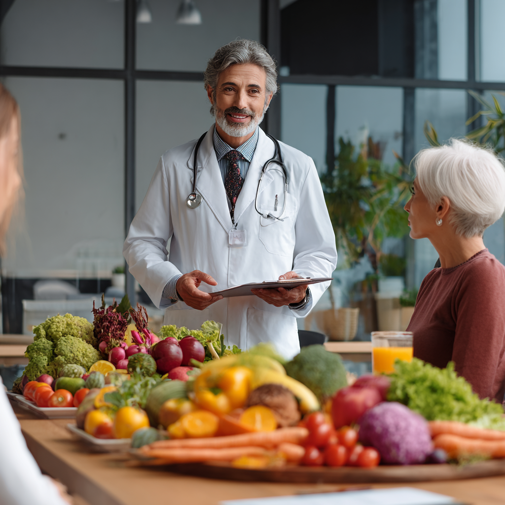 Happy middle-aged Ukrainian woman preparing healthy meal in bright kitchen, smiling while chopping fresh vegetables